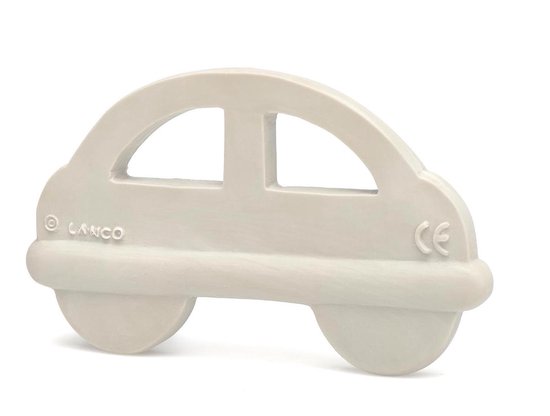 Lanco rubberen bijtring - Auto - wit van Lanco