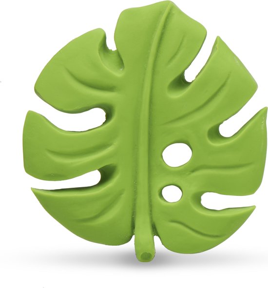 Lanco rubberen bijtspeeltje - Palmblad - groen van Lanco