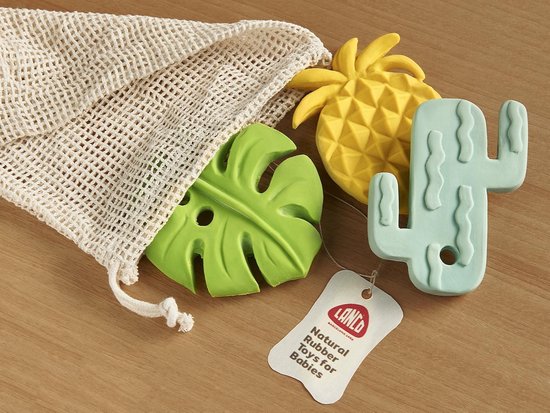 Lanco sensory rubberen bijtspeeltje - Semilla - 3 stuks van Merkloos