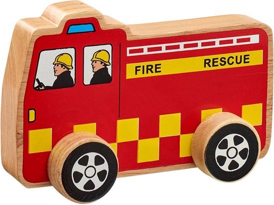 Lanka kade brandweerauto van hout van Lanka Kade