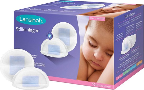 Lansinoh 100 stuks Bluelock Wegwerp Borstcompressen 44286 van Lansinoh