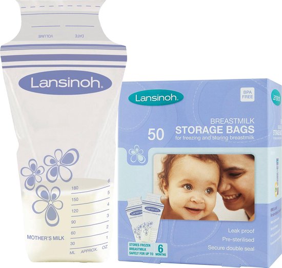 Lansinoh Moedermelk Opbergzakjes - 50 Pack van Lansinoh