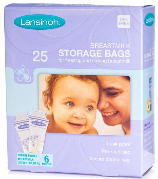 Lansinoh Moedermelk Opberzakjes - 25 Pack van Lansinoh