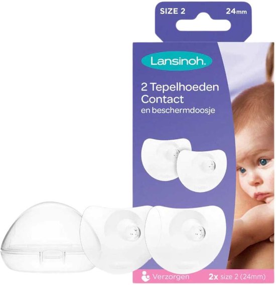 Lansinoh Tepelbeschermers 2 Stuks Incl. Beschermdoosje 70173 van Lansinoh