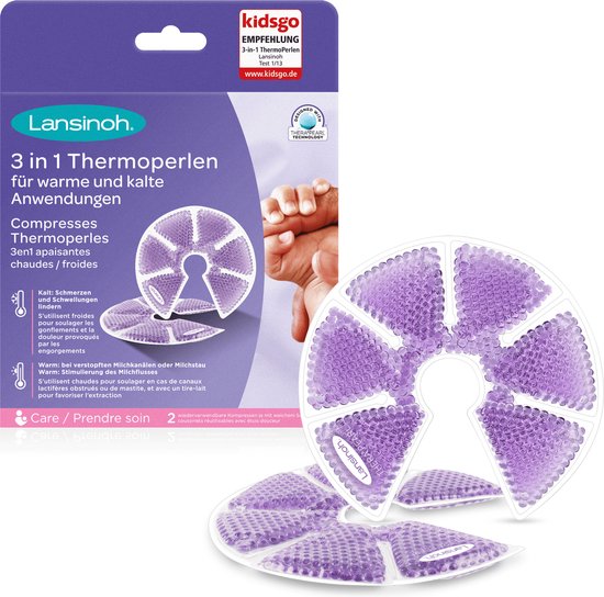 Lansinoh Thermopads - Thera Pearl - 2 stuks van Merkloos