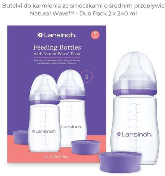 Lansinoh voedingsfles met accessoires - Babyfles