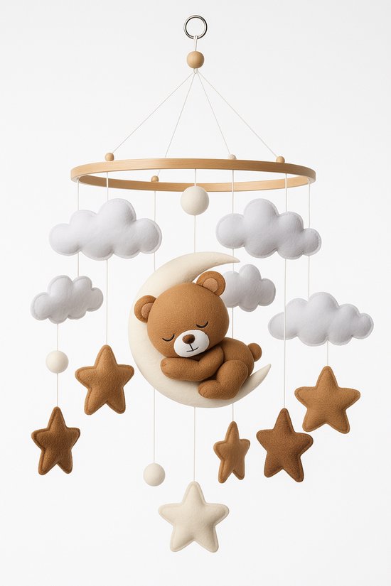 Larry's - Baby Mobiel - Boxmobiel - Wieg Mobiel - Beer van Larry's