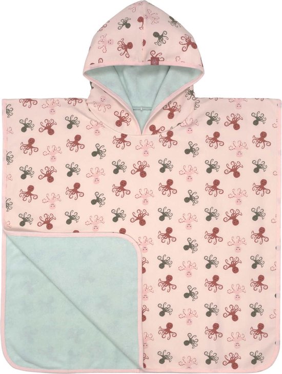 Lässig Badponcho Splash & Fun - Octopus rose