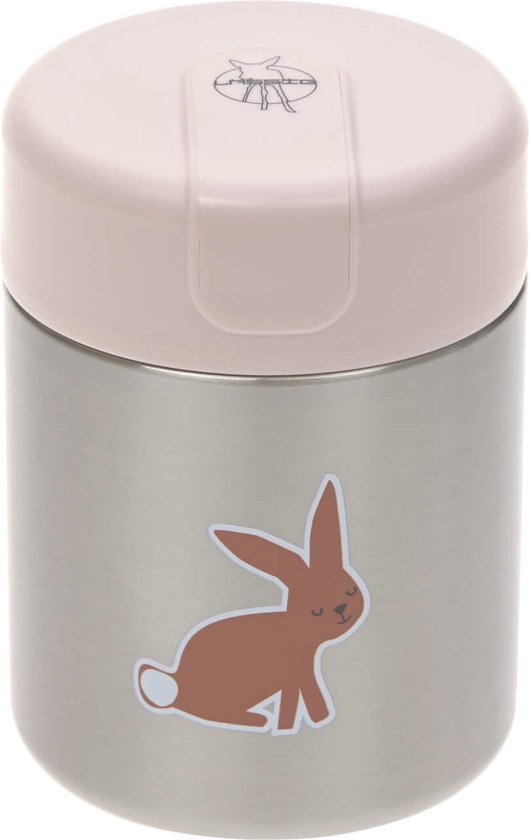 Lässig bewaarbakje food jar voor babyvoeding (isothermisch bewaarpotje) Little Forest Rabbit van LÄSSIG