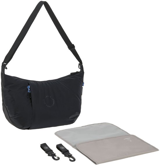 Lässig Green Label Crossbody luiertas Lunua Bum Bag Zwart van Merkloos