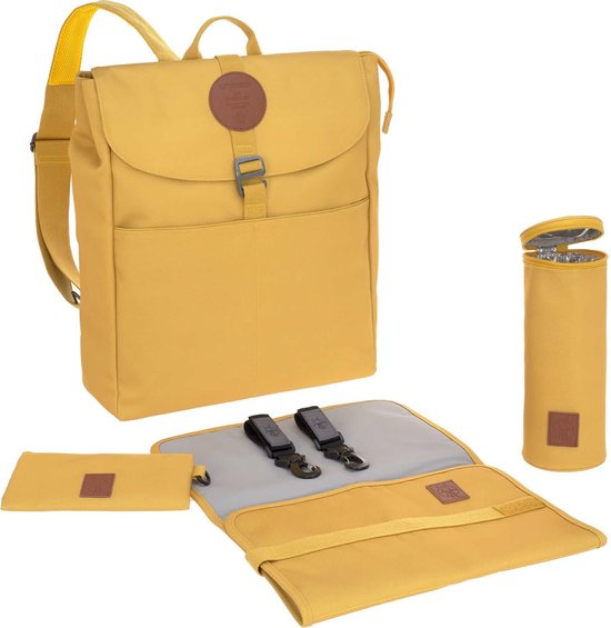 Lässig greenlabel backpack / luier- en verzorgingstas Adventure Lemon Curry van LÄSSIG