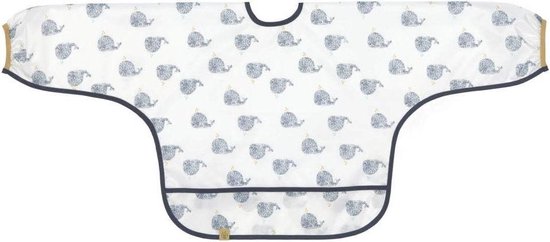 Lässig - Long Sleeve Bib Little Water Whale van LÄSSIG
