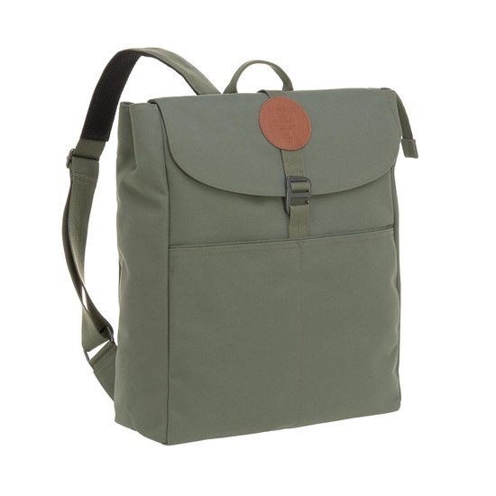 Lässig - Luiertas Adventure Backpack - Olijfgroen - maat Onesize van LÄSSIG