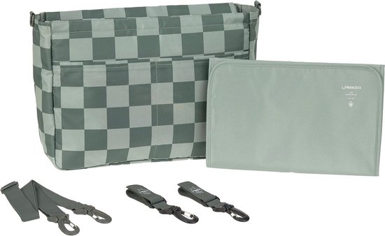 Lässig Luiertas Schoudertas CAS MIX Multi Bag Green / Olive Kaki van Merkloos