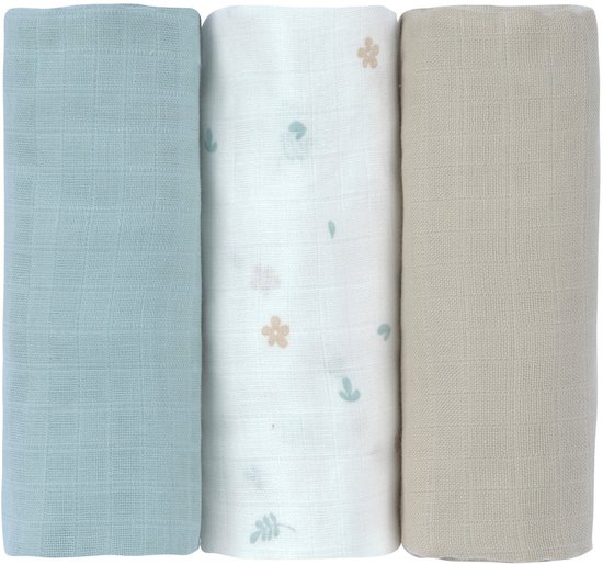 Lässig Multidoek L - Floral - 80 x 80 cm - 3 Stuks