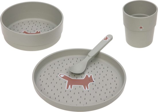 Lässig serviesset PP/Cellulose Little Forest Fox van Lässig