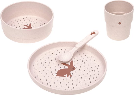 Lässig serviesset PP/Cellulose Little Forest Rabbit van Lässig