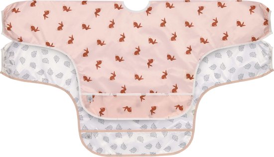 Lässig slabbetje lange mouw 2 stuks Little Forest Rabbit 6 tot 24 maanden van LÄSSIG