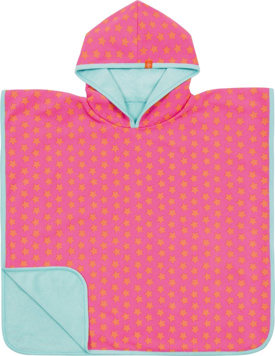 Lässig Splash & Fun Beach Poncho - peach stars van LÄSSIG