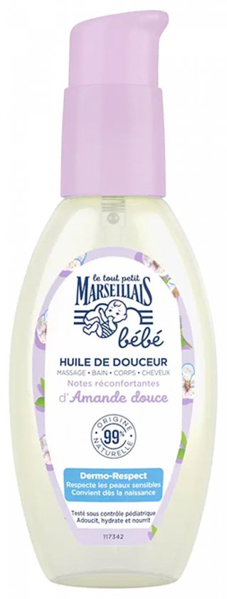 Le Petit Marseillais Baby Zachte Zoete Amandelolie 118 ml