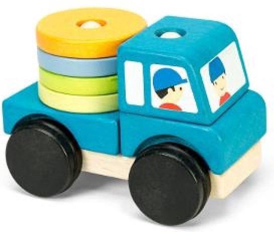 Le Toy Van Stapelset Voertuigen Blauw - Hout van Le Toy Van