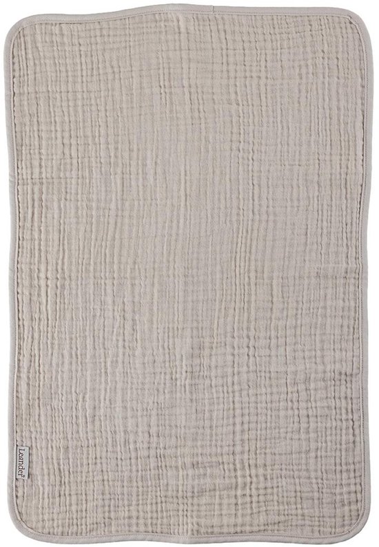 Leander Hydrofiele Doeken Organic Muslin - 2 Stuks - Cappuccino / Mocca van Merkloos