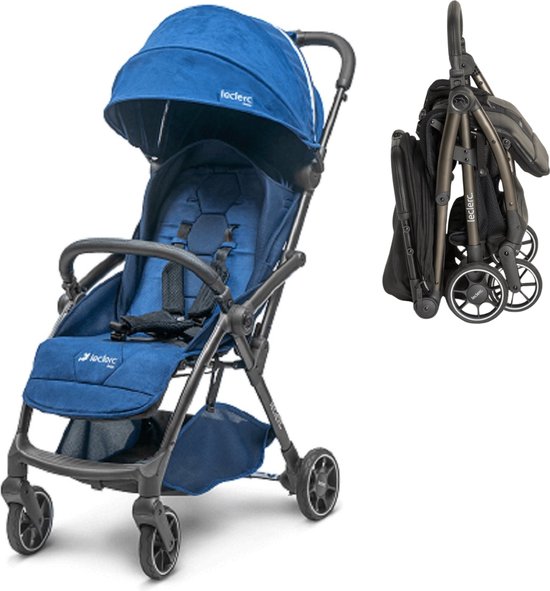 Leclerc Hexagon Buggy - Inklapbare Kinderwagen - Blauw - Reisbuggy van Leclerc