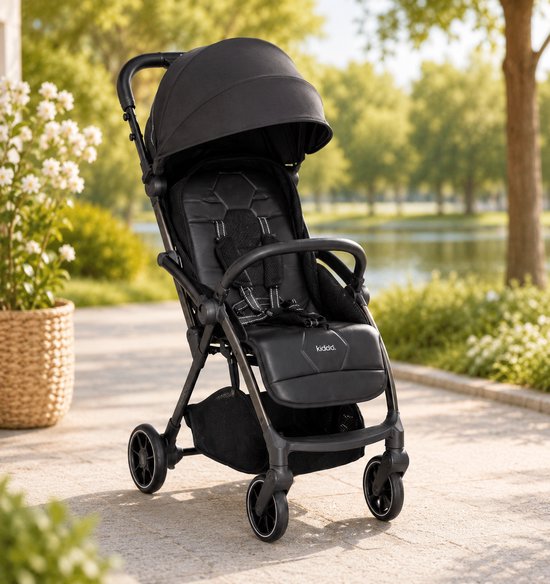 Leclerc Hexagon Buggy - Inklapbare Kinderwagen - Zwart - Reisbuggy
