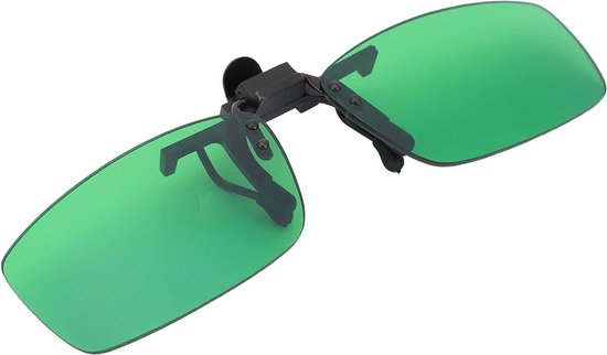 LED-kweekkamerbril Groene lens Kleurcorrectie Anti UVA UVB Kas Kweektent LED-licht Oogbescherming . van Merkloos