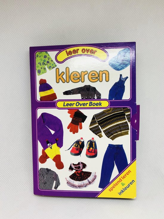 Leer Over Boekje Kleren - Leren Lezen - Zelf Inkleuren - Eerste Leesboekje van Deltas