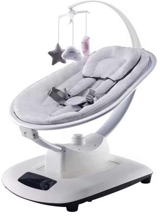 LeeuwenChoice® Elektrishce Wipstoel Baby - Slimme Afstandsbediening - 5D-schommeltechnologie - Adaptieve Verstelingsmodus - Voor Baby's van 0-6 maanden van Merkloos