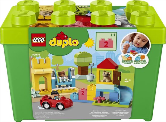 LEGO 10914 DUPLO Classic Luxe Opbergdoos Bouwset met Opbergruimte