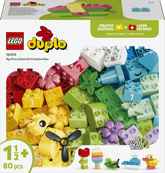 LEGO DUPLO Classic Kleurrijke Creatieve Doos Bouwpakket met Creatief Speelgoed voor Kinderen 10479