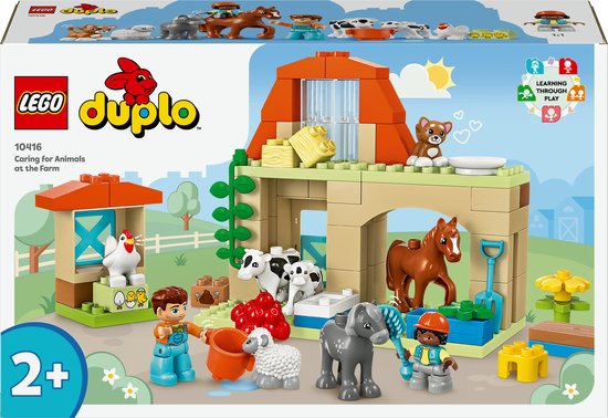 LEGO DUPLO Dieren verzorgen op de boerderij - 10416 van Lego.