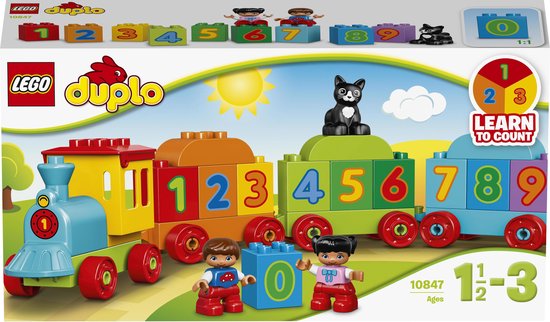 LEGO DUPLO Getallentrein - 10847 van Lego.