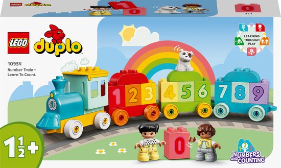 LEGO DUPLO Getallentrein Leren Tellen - 10954 van Lego.