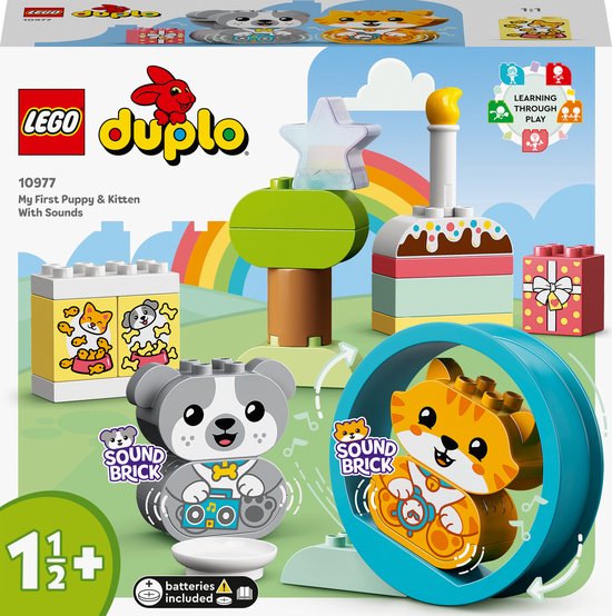 LEGO DUPLO Mijn eerste Puppy en Kitten met geluid - 10977 van Merkloos
