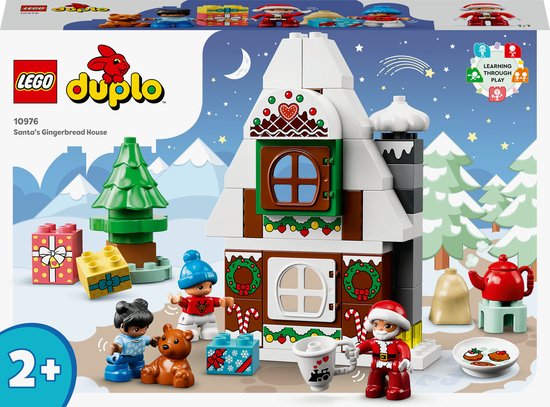 LEGO DUPLO Peperkoekhuis van de Kerstman - 10976 van Merkloos