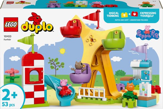 LEGO® DUPLO® Peppa Big Kermis - Speelgoed voor Peuters - 10453 van Lego.