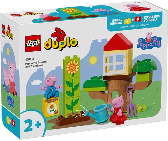 LEGO DUPLO Peppa Big tuin en boomhut - 10431 van Merkloos