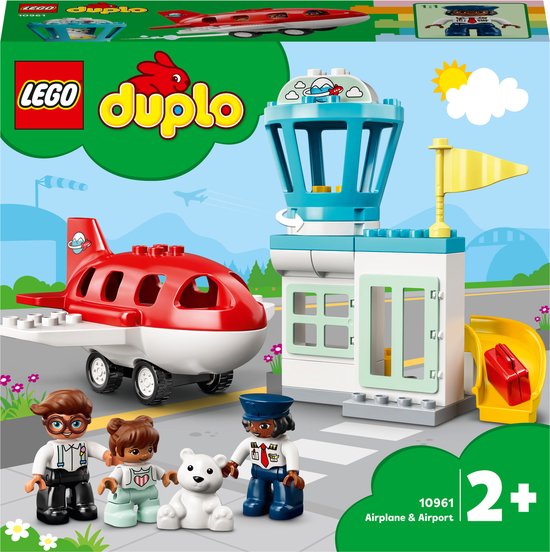 LEGO DUPLO Vliegtuig & Vliegveld - 10961 van Merkloos