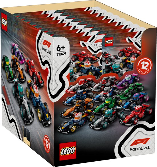 LEGO F1 raceauto collectibles - Complete doos - 36 stuks - 71049 van LEGO