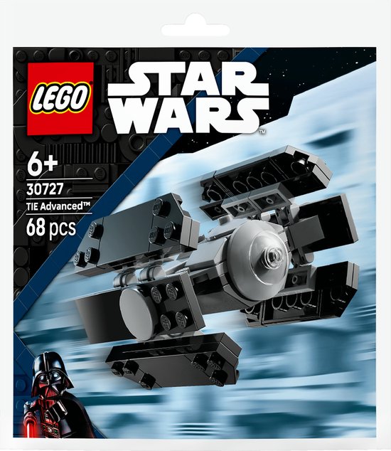 LEGO Star Wars 30727 - TIE Advanced Minimodel (paperbag) van Merkloos