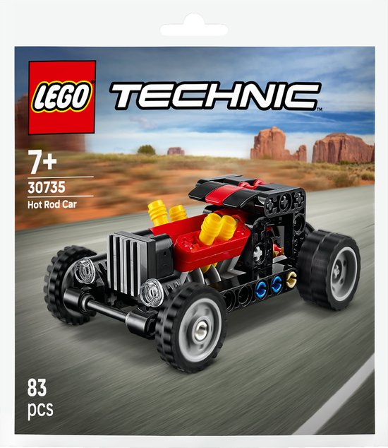 LEGO Technic 30735 - Hot Rod-auto (paperbag) van Merkloos