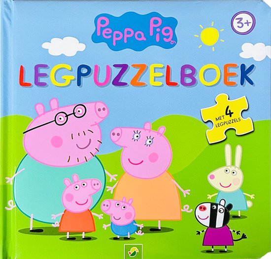 Legpuzzelboek Peppa Pig van Merkloos