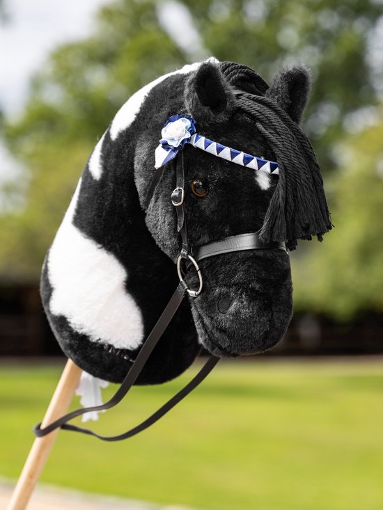 Lemieux Hoofdstel Lemieux Stokpaardje Hobby Horse Show Zwart