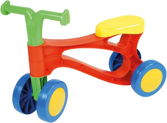 Lena My First Scooter rood/blauw/geel - Loopfiets van Lena