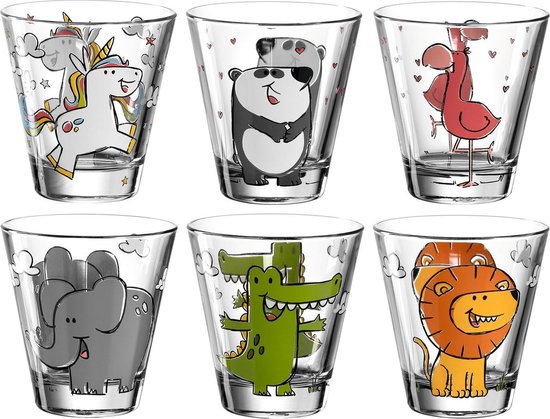 Leonardo Bambini - Glas Assorti - 215 ml - 6 stuks van LEONARDO