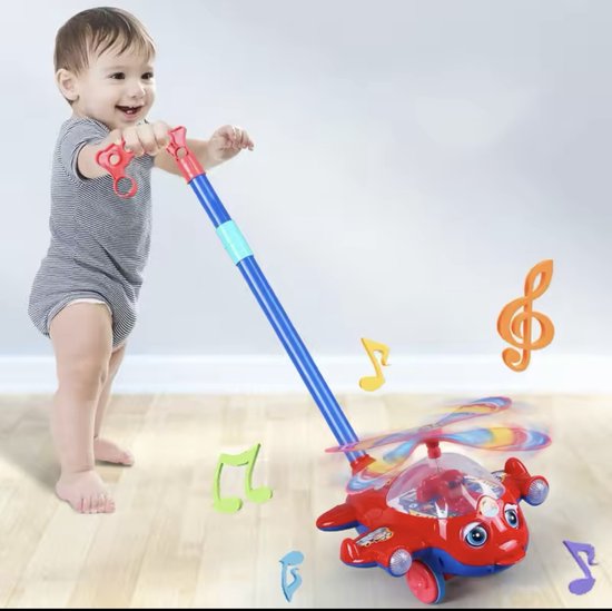 Leren lopen speelgoed - Baby speelgoed - Montessori speelgoed - wandel speelgoed - maakt geluid - leren en spelen - leren lopen - van Merkloos