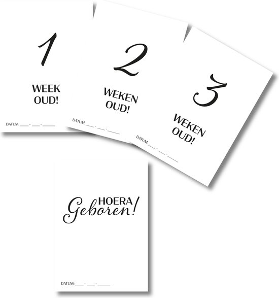 less is MOORE | Mijlpaalkaarten - 32 stuks - A6-formaat van less is MOORE